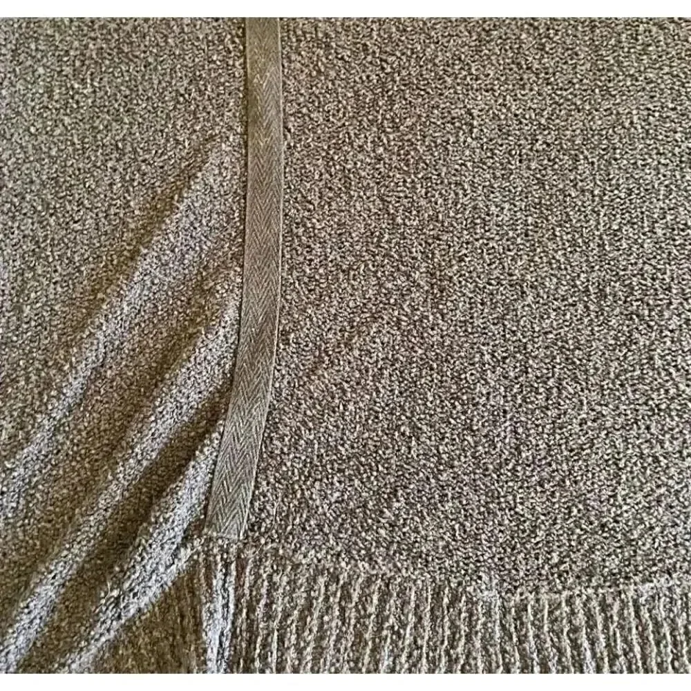 Free People Brown Cowl Neck Sweater High Low Bohemian Festival Gypsy Size S #126